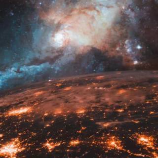 iPhone XR space wallpaper