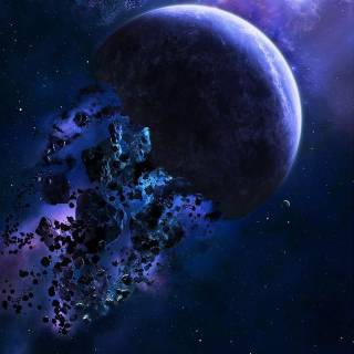 iPhone XR space wallpaper