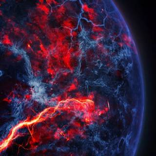 iPhone XR space wallpaper