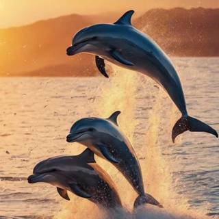 iPhone dolphin wallpaper