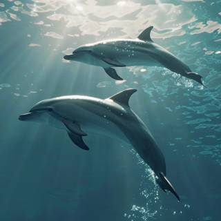 iPhone dolphin wallpaper