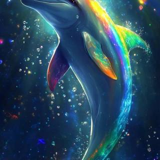 iPhone dolphin wallpaper
