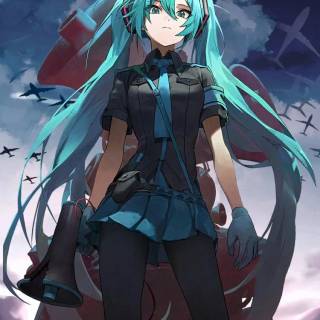 iPhone Miku wallpaper