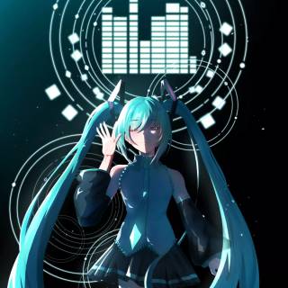 iPhone Miku wallpaper