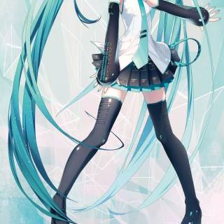 iPhone Miku wallpaper