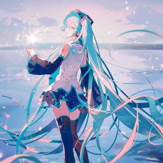 iPhone Miku wallpaper