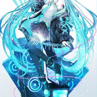 iPhone Miku wallpaper