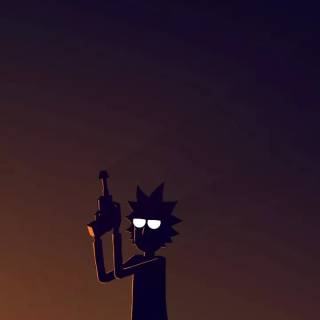 Rick Sanchez iPhone wallpaper