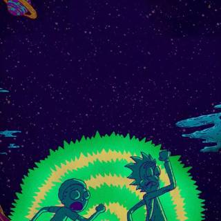Rick Sanchez iPhone wallpaper
