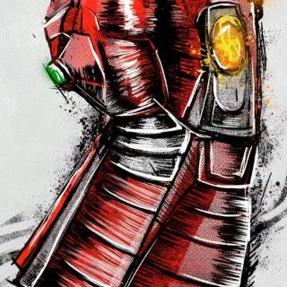 Infinity Gauntlet phone wallpaper