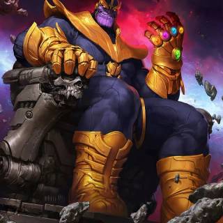 Infinity Gauntlet phone wallpaper