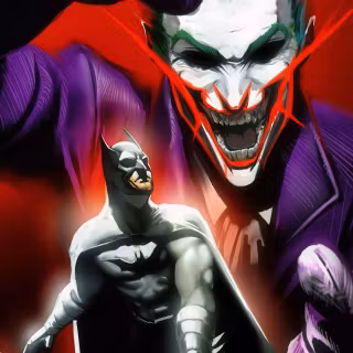 Joker and Batman iPhone wallpaper