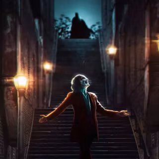 Joker and Batman iPhone wallpaper