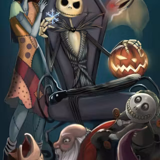 Oogie Boogie iPhone wallpaper