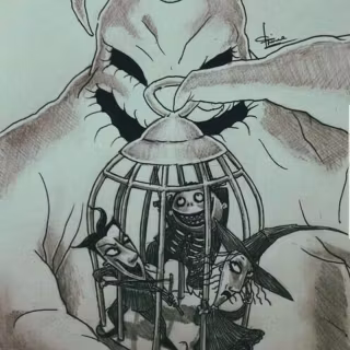 Oogie Boogie iPhone wallpaper