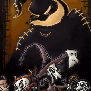 Oogie Boogie iPhone wallpaper