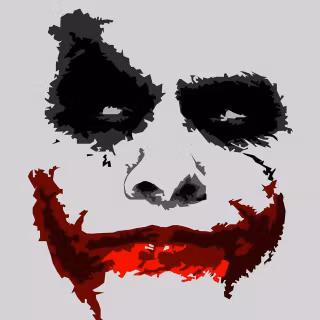 Joker face phone wallpaper