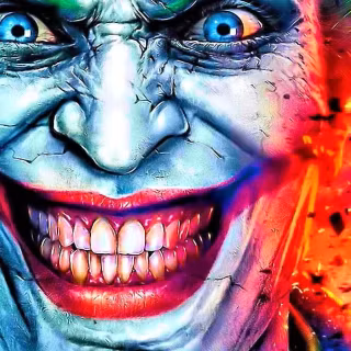 Joker face phone wallpaper