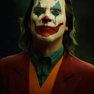 Joker face phone wallpaper