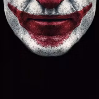 Joker face phone wallpaper