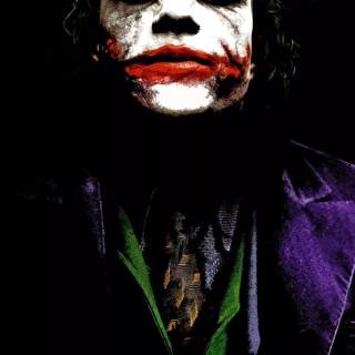Joker face phone wallpaper