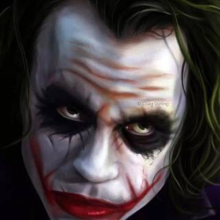 Joker face phone wallpaper