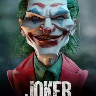 Joker face phone wallpaper