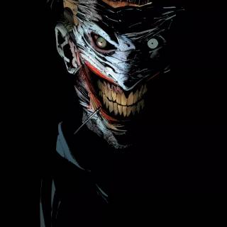 Joker face phone wallpaper