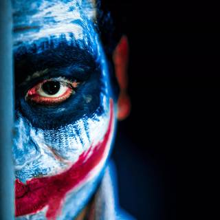 Joker face phone wallpaper