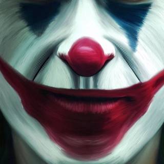 Joker face phone wallpaper