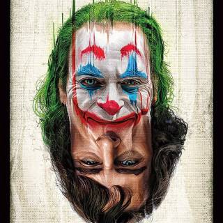 Joker face phone wallpaper