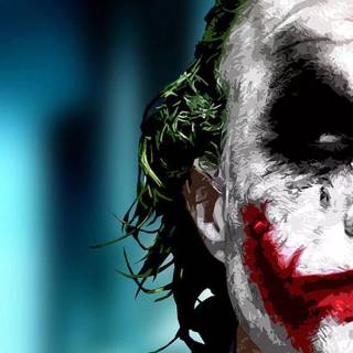 Joker face phone wallpaper