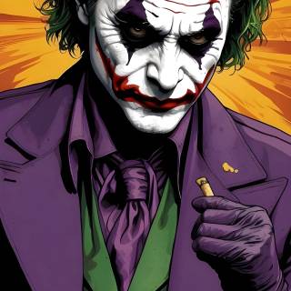 Joker face phone wallpaper