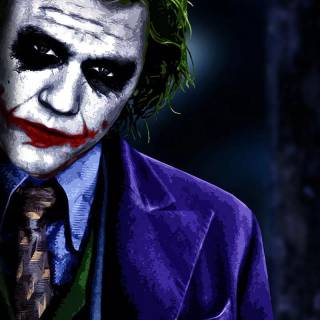 Joker face phone wallpaper