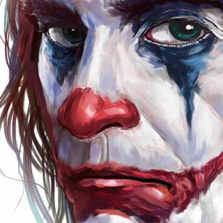 Joker face phone wallpaper