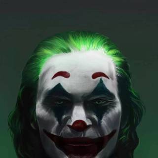 Joker face phone wallpaper