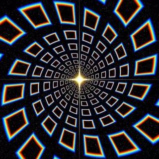 iPhone optical illusion wallpaper