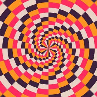 iPhone optical illusion wallpaper