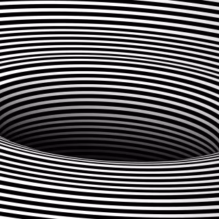 iPhone optical illusion wallpaper