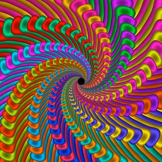 iPhone optical illusion wallpaper