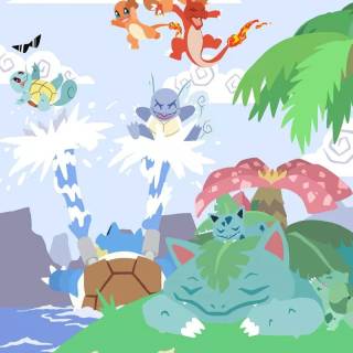 Pokémon summer wallpaper