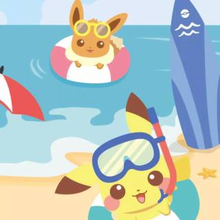 Pokémon summer wallpaper