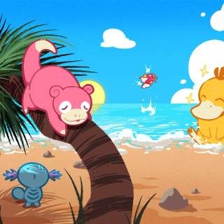 Pokémon summer wallpaper