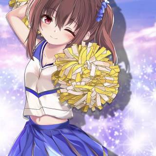 Anime cheerleader wallpaper