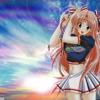 Anime cheerleader wallpaper
