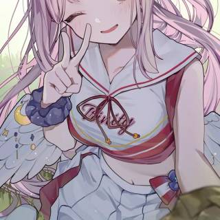 Anime cheerleader wallpaper