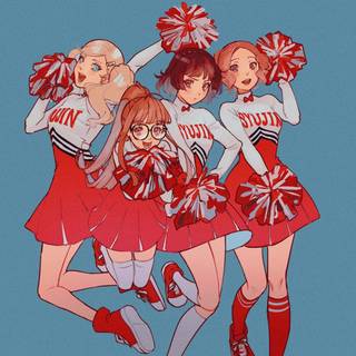 Anime cheerleader wallpaper