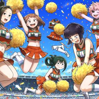 Anime cheerleader wallpaper