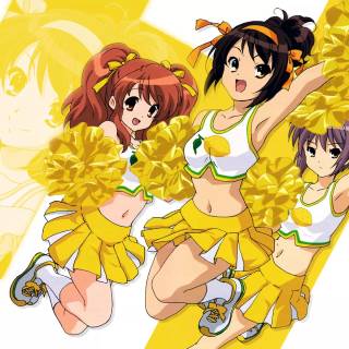Anime cheerleader wallpaper