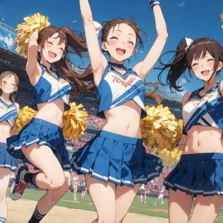 Anime cheerleader wallpaper
